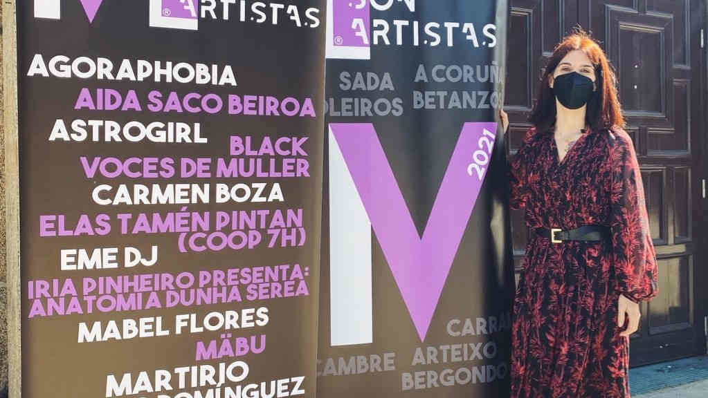 Bea Camiña, comunicadora cultural e codirectora do Festival "Elas Son Artistas" (Nós Diario)