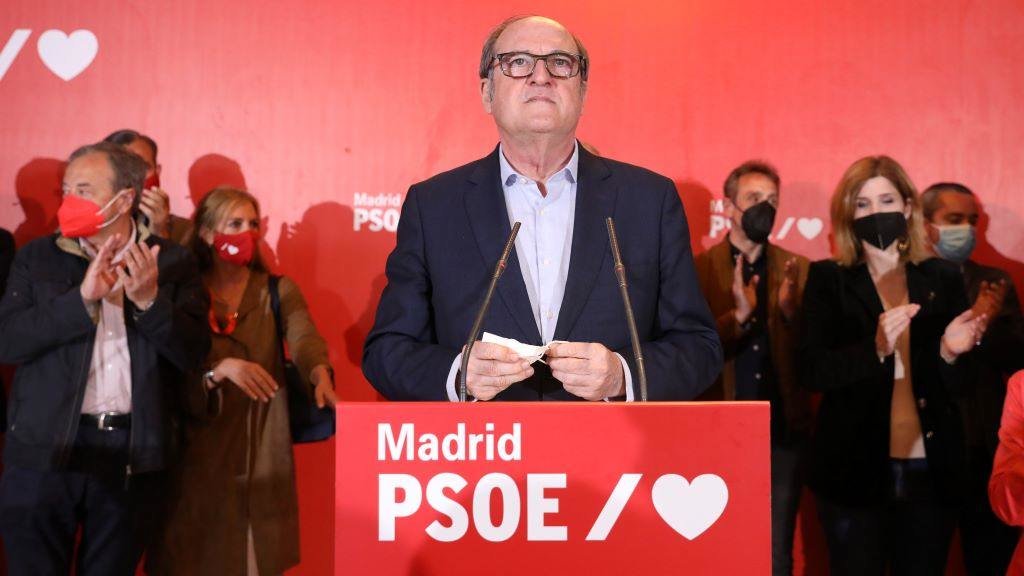 Gabilondo durante a rolda de prensa posterior a coñecer os resultados. (Foto: Marta Fernández / Europa Press)