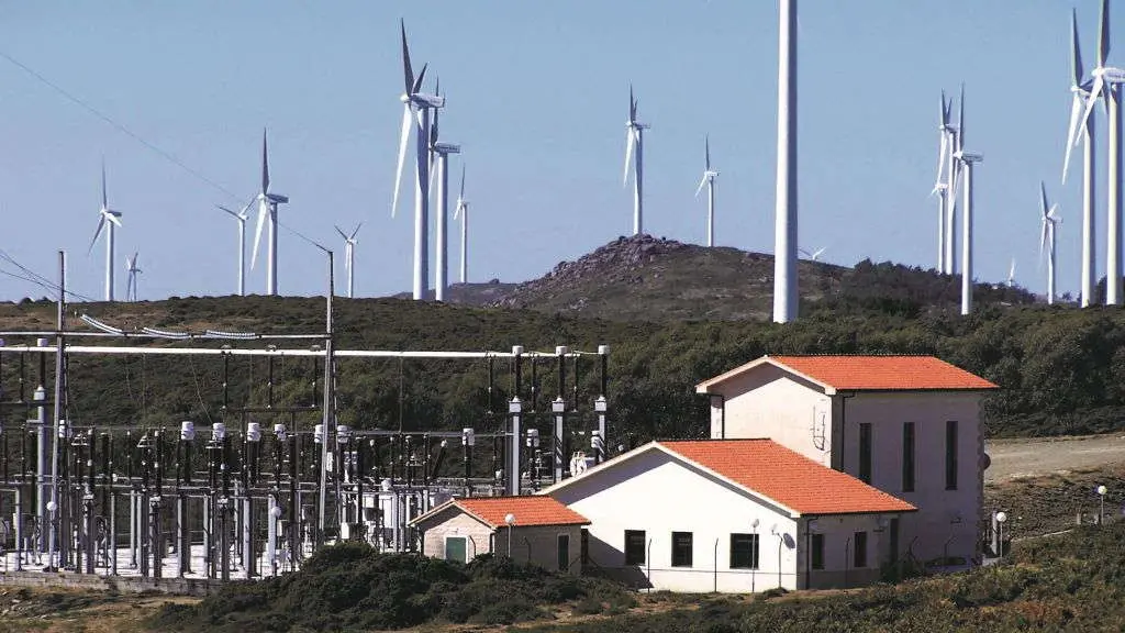 Parque e&oacute;lico no Monte Seixo, na Serra do Cando. (Foto: Carlos Solla)