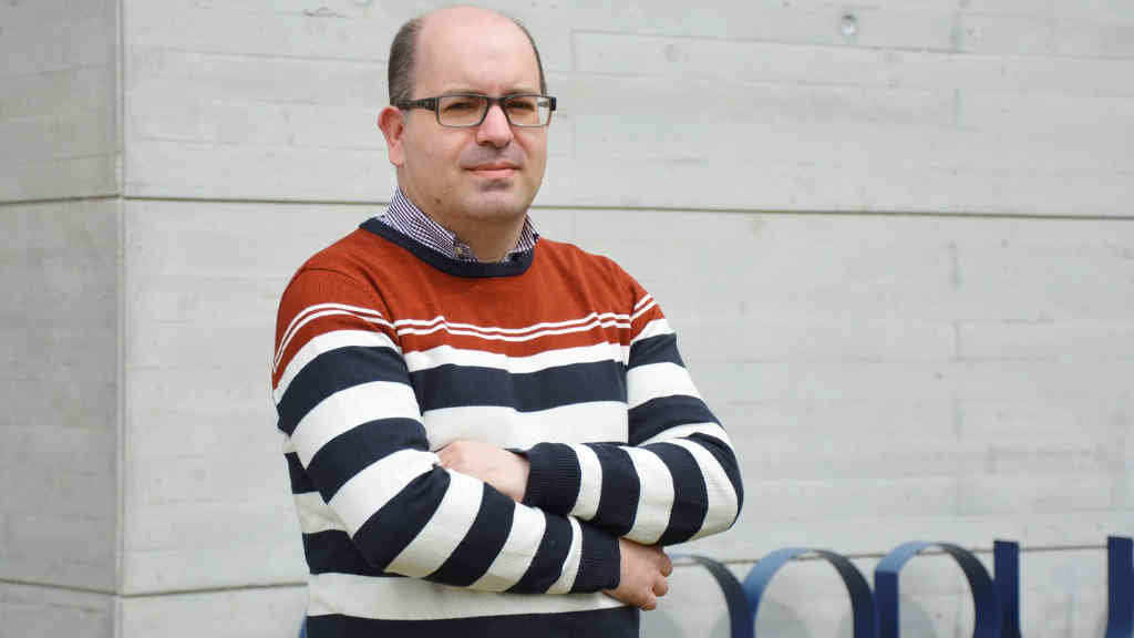 O profesor da Escola de Enxeñaría Aeronáutica da Universidade de Vigo, Diego Carou (Universiddae de Vigo).