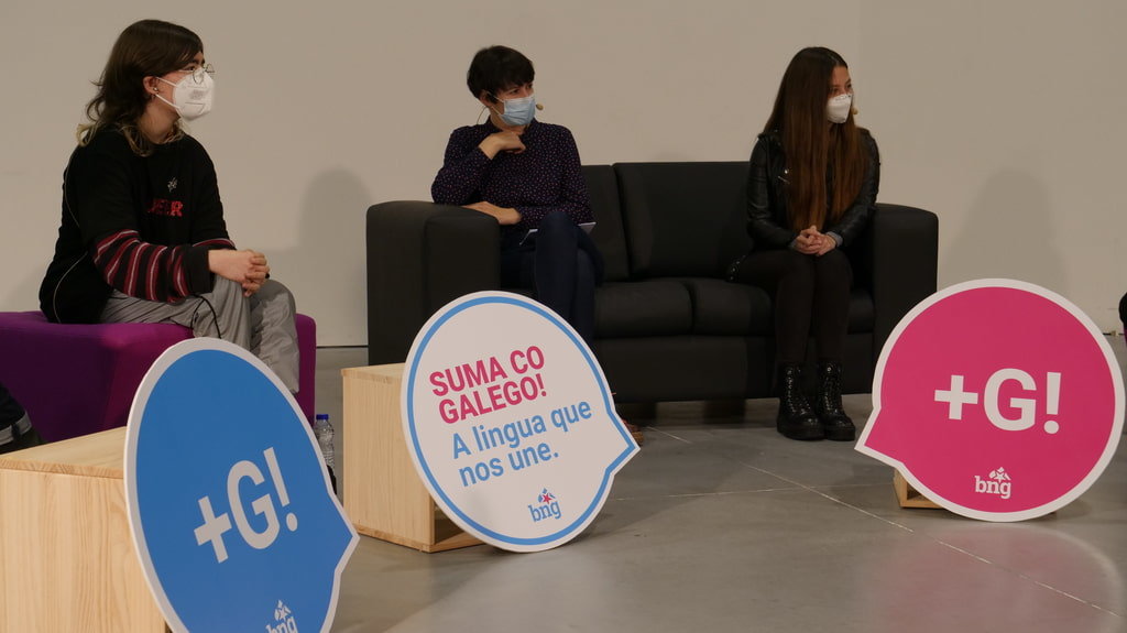 As declaracións tiveron lugar no marco dun acto da campaña 'Suma co galego, a lingua que nos une' (Foto: BNG).