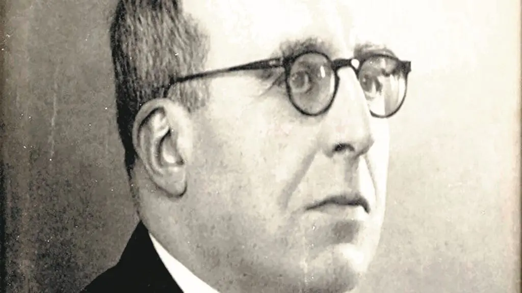 Ram&oacute;n Otero Pedraio nos anos da segunda rep&uacute;blica (Foto: Fundaci&oacute;n Otero Pedrayo).