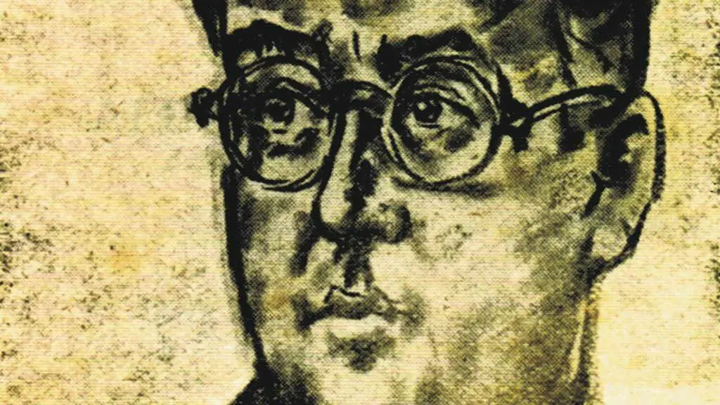 Retrato de Cunqueiro feito por Laxeiro. Cunqueiro quer&iacute;a que fose na primeira edici&oacute;n do 'Merl&iacute;n e familia', tal como lle manifestou ao seu editor Fern&aacute;ndez del Riego, pero que, finalmente, non figurou no libro. (Foto: Cedida)