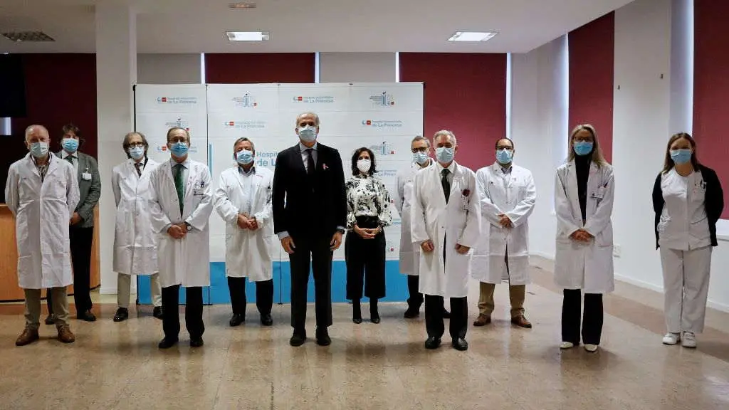 Imaxe de cando foi presentado o resultado da segunda fase do estudo. (Foto: Jes&uacute;s Hell&iacute;n / Europa Press) #pharmamar #aplidin #covid19 #f&aacute;rmaco #estudocl&iacute;nico