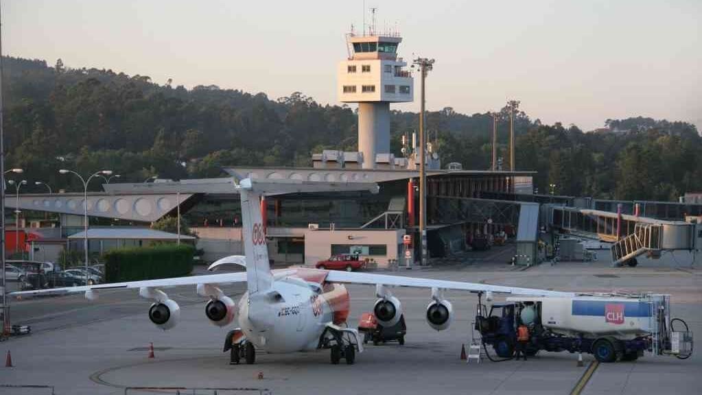 O aeroporto vigués de Peinador (Foto: Europa Press).