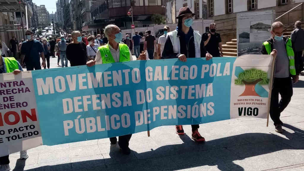 Protesta contra o Pacto de Toledo en Vigo (Modepen)