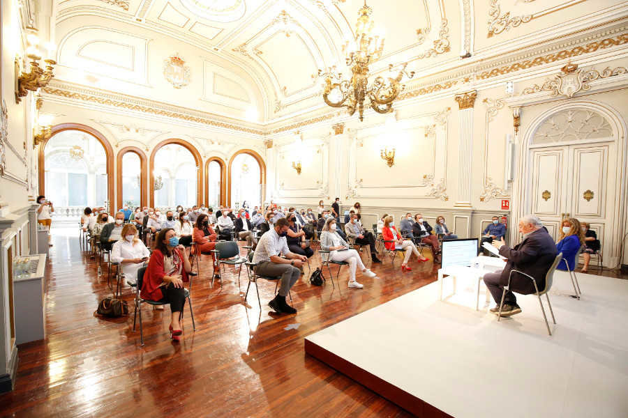 O pazo provincial acolleu a presentación do ReacPon. (Foto: Deputación de Pontevedra)
