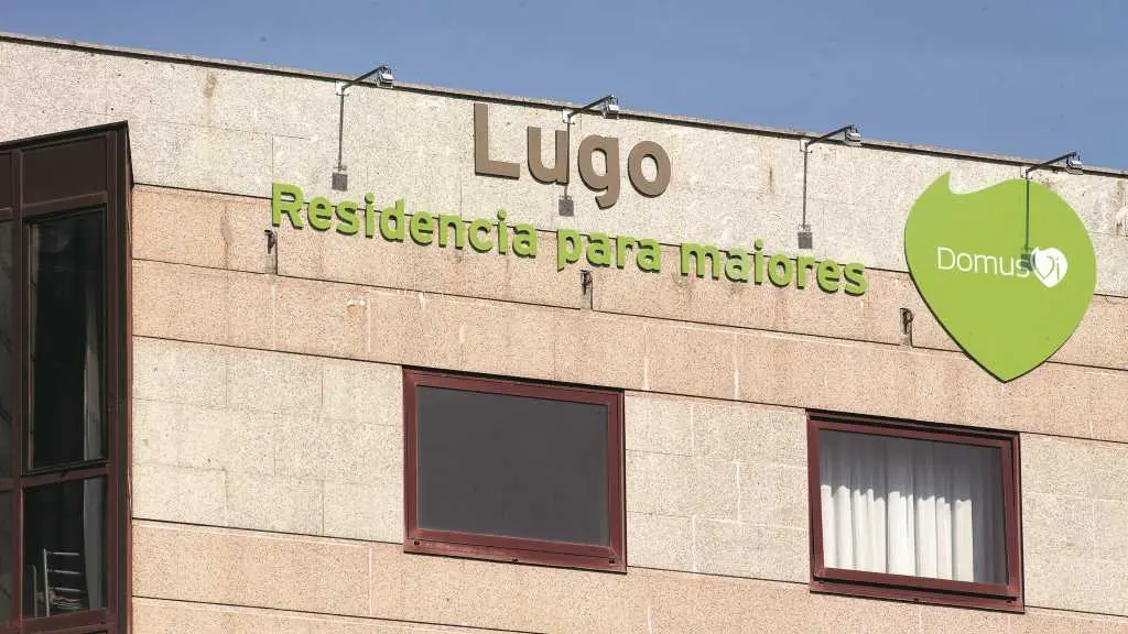 A residencia privada DomusVi de Outeiro de Rei foi intervida pola Xunta durante a pandemia (Foto: Carlos Castro / Europa Press).