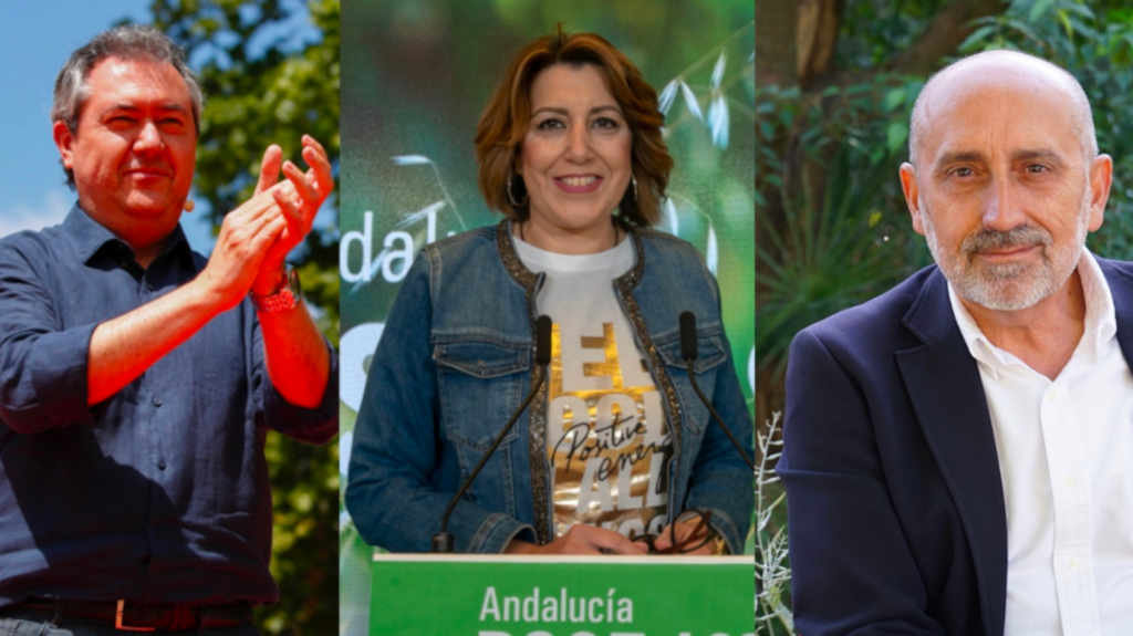 Espadas, Díaz e Hierro son as candidatas a encabezar a candidatura do PSOE andaluz. (Foto: Europa Press)