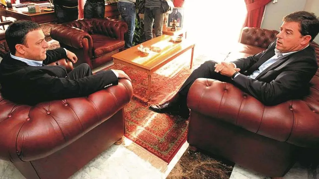 Jos&eacute; Ram&oacute;n G&oacute;mez Besteiro e Valent&iacute;n Formoso. (Foto: N&oacute;s Diario).