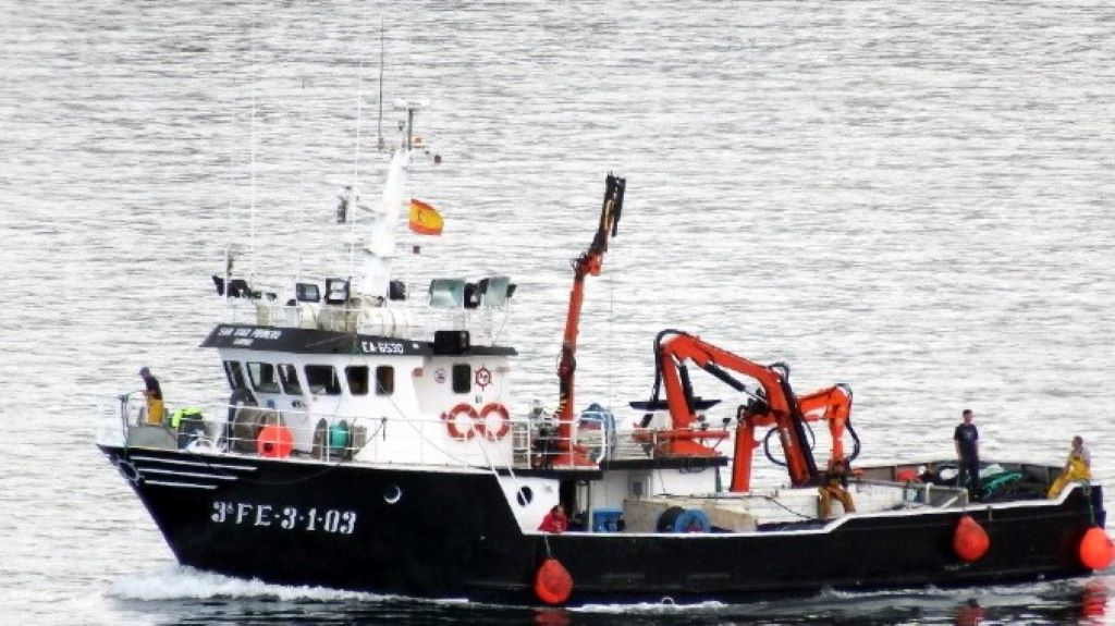 Una imaxe de arquivo da embarcación accidentada. (Foto: Luis Fernández / Vessel Finder) #sempregüeto #pesqueiro #naufraxio #cedeira #mariñeiros
