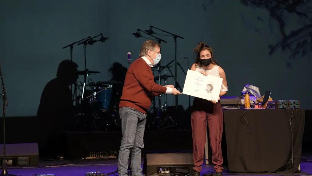 Imaxe de arquivo da entrega do premio a Caldo na edici&oacute;n do ano pasado. (Foto: N&oacute;s Diario)