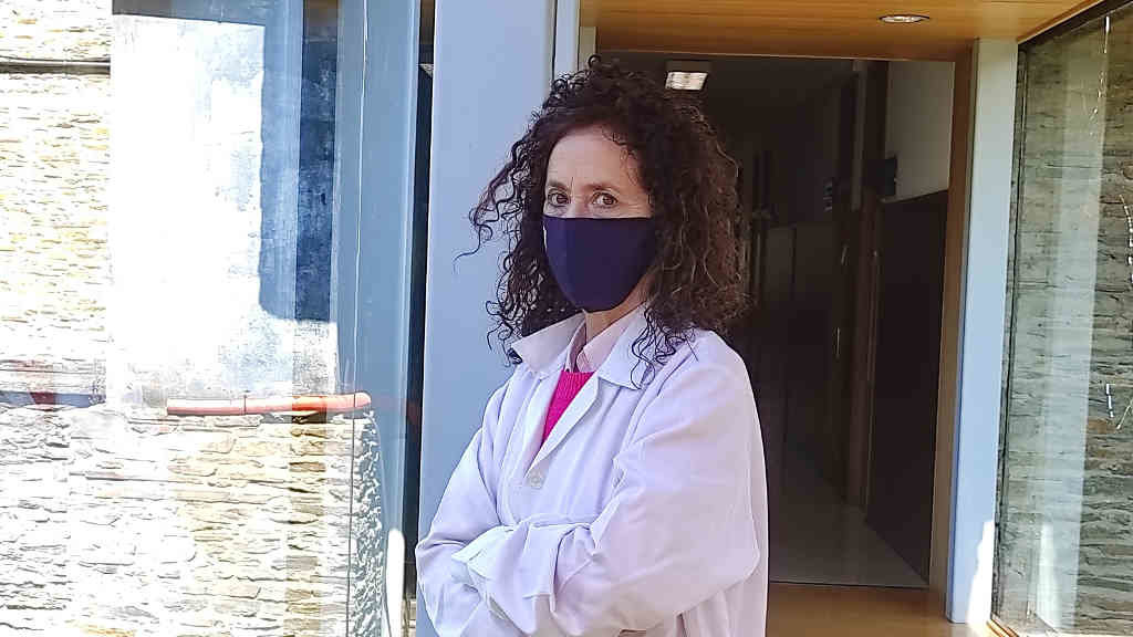Lourdes Vázquez Oderiz, profesora do grao en Nutrición Humana e Dietética, no campus de Lugo da USC (USC).