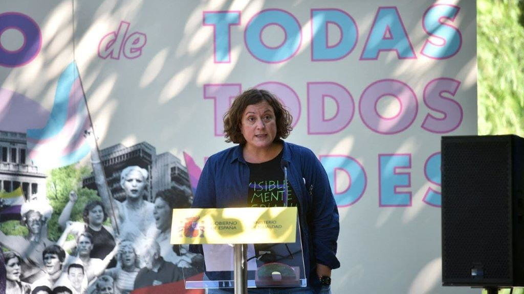 Ana Ojea recibiu en Madrid o 'Recoñecemento Arcoiris' do Ministerio de Igualdade.
