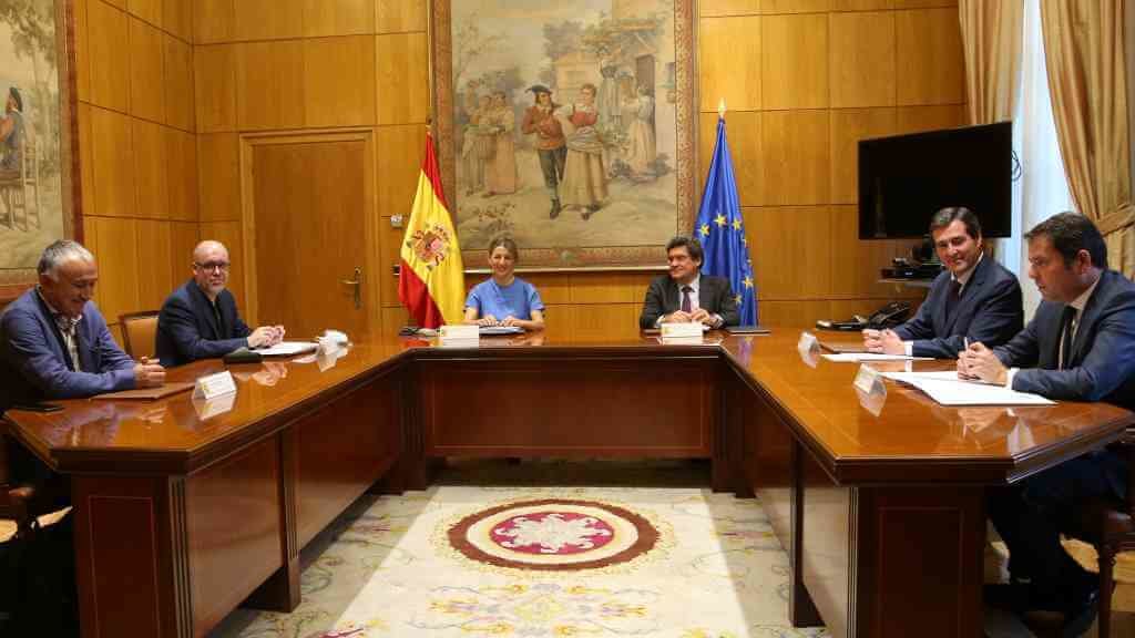 Goberno español, patronal e sindicatos chegaron a un acordo para reformar o sistema de pensións (Foto: Ministerio de Traballo)
