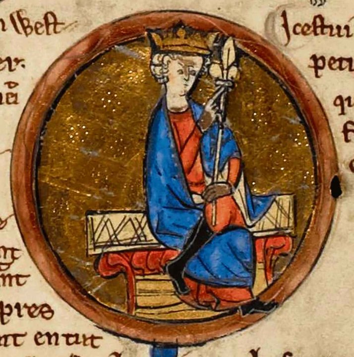 Gravado do rei Edgberto de Wessex recollidas nunha crónica do século XII.