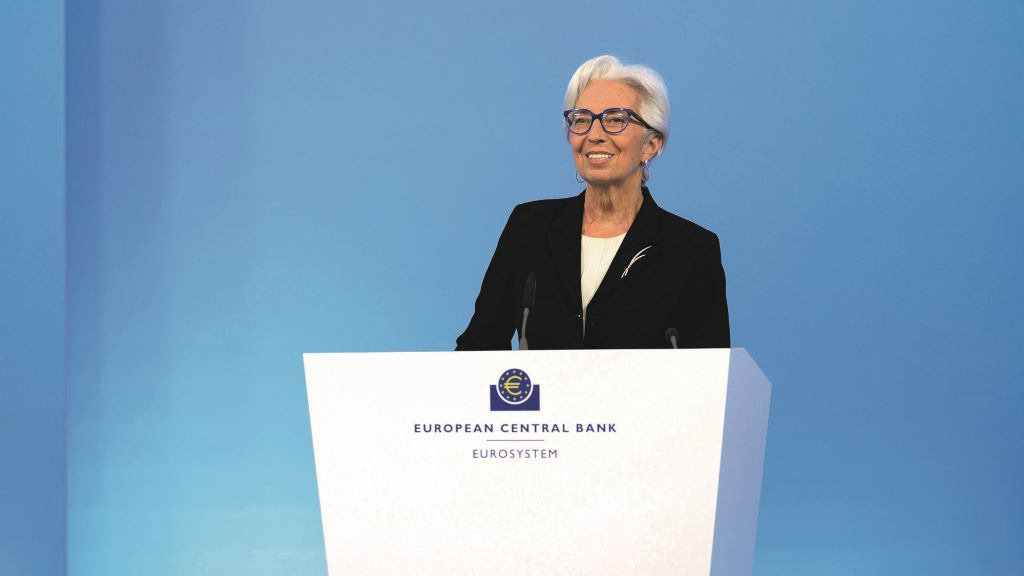 Cristina Lagarde, presentando as propostas do Banco Central Europeo (BCE), nunha imaxe de arquivo. (Foto: Europa Press)