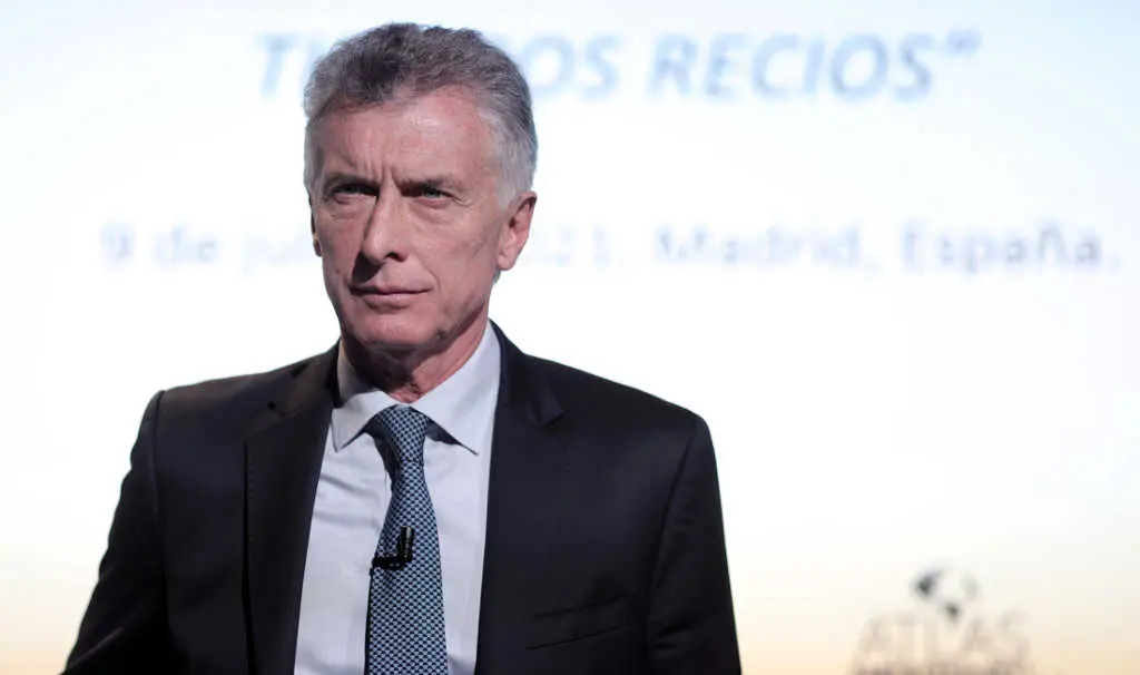Mauricio Macri nun acto en Madrid a semana pasada. (Foto: Eduardo Parra / Europa Press)