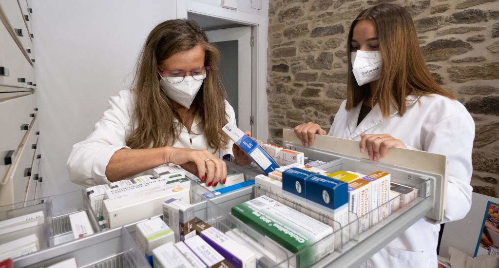 As farmacias comezan a vender tests de antíxenos sen receita. (Foto: Arxina).
