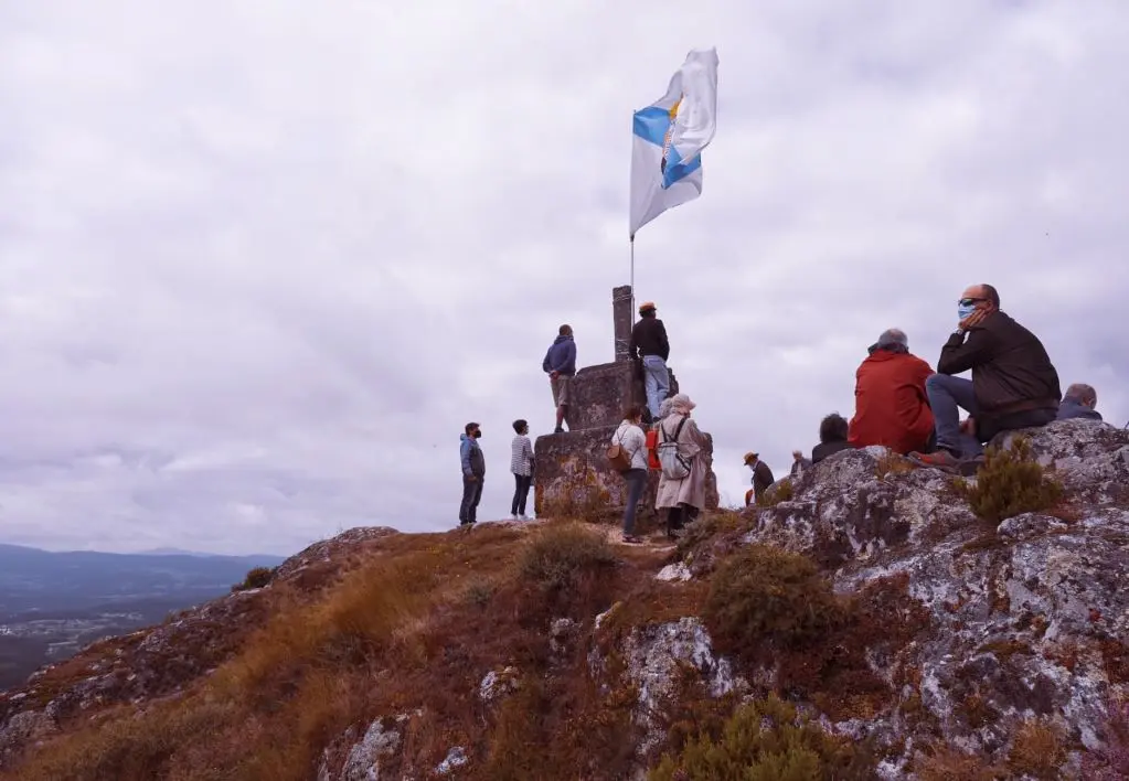 Subida ao Pico Sacro o s&aacute;bado 24 de xullo de 2021 (Foto: Xo&aacute;n Carlos Garrido).