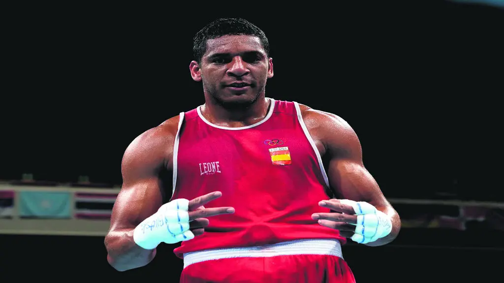O boxeador deu a sorpresa da xornada e xa est&aacute; clasificado para os cuartos de final. (Foto: COE).