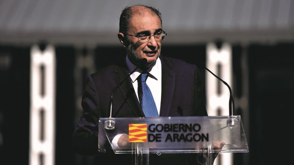 O presidente aragonés, Javier Lambán. (Foto: Europa Press)