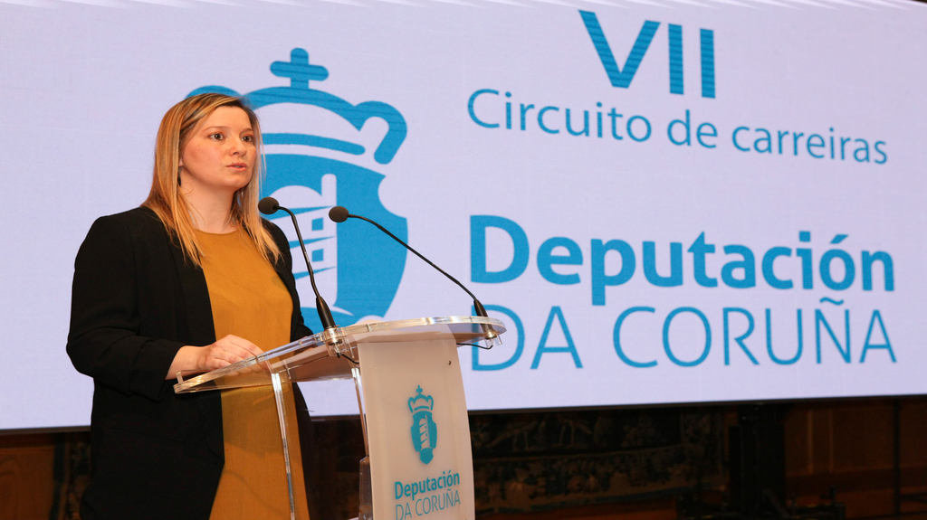A deputada de Deportes da Deputación coruñesa, Cristina Capelán. (Foto: Deputación da Coruña).