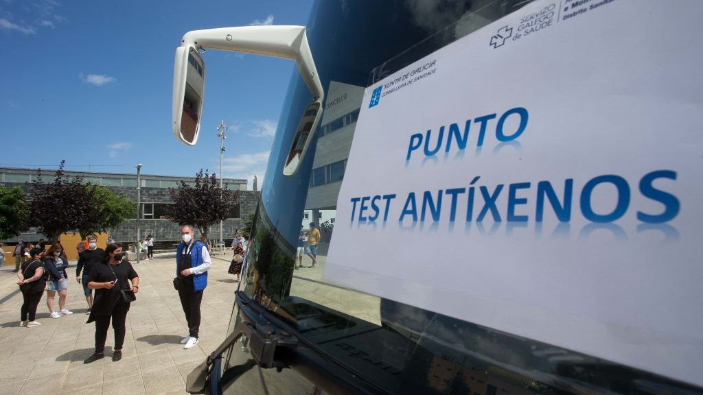 Punto para a realización de tests de antíxenos habilitado na Mariña o 31 de xullo (Foto: Carlos Castro / Europa Press).
