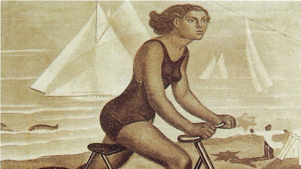 Maruja Mallo foi unha das grandes defensoras da bicicleta como elemento emancipador da muller (Foto: Nós Diario).