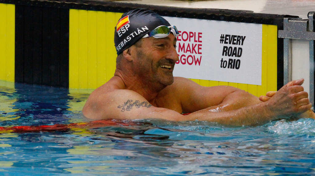 O nadador galego Sebastián 'Chano' Rodríguez (Foto: Dxtadaptado).