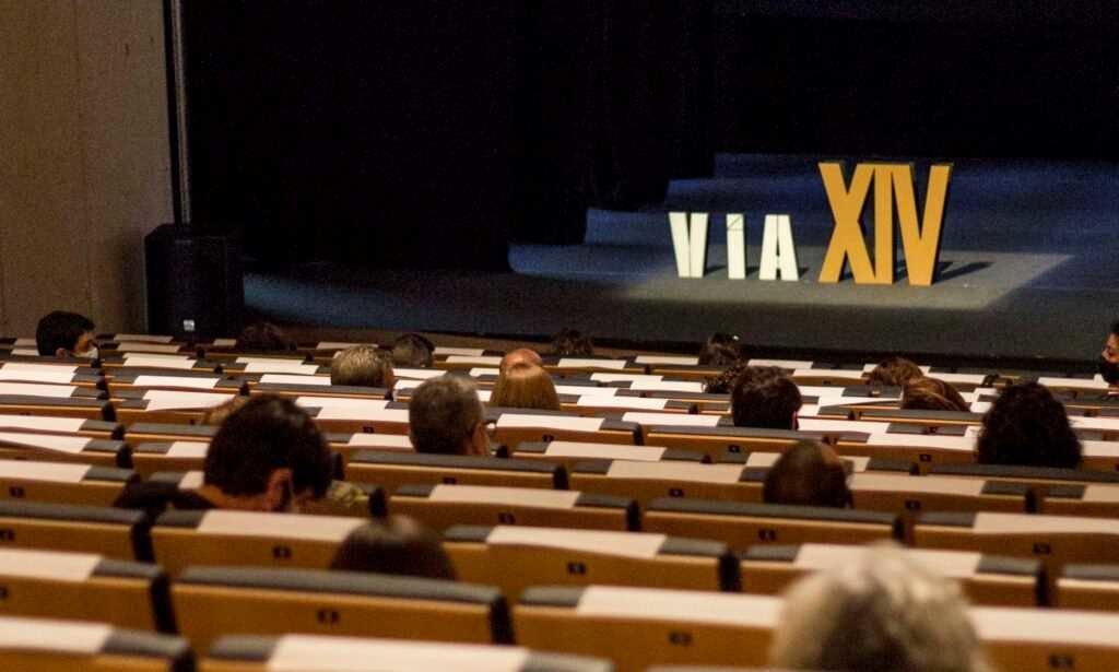 Unha imaxe da edición de 2020 do Festival Internacional de Curtas de Verín.