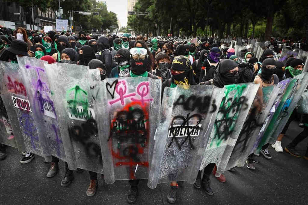 Protesta a favor do aborto legal en México en 2020. (Foto: El Universal)