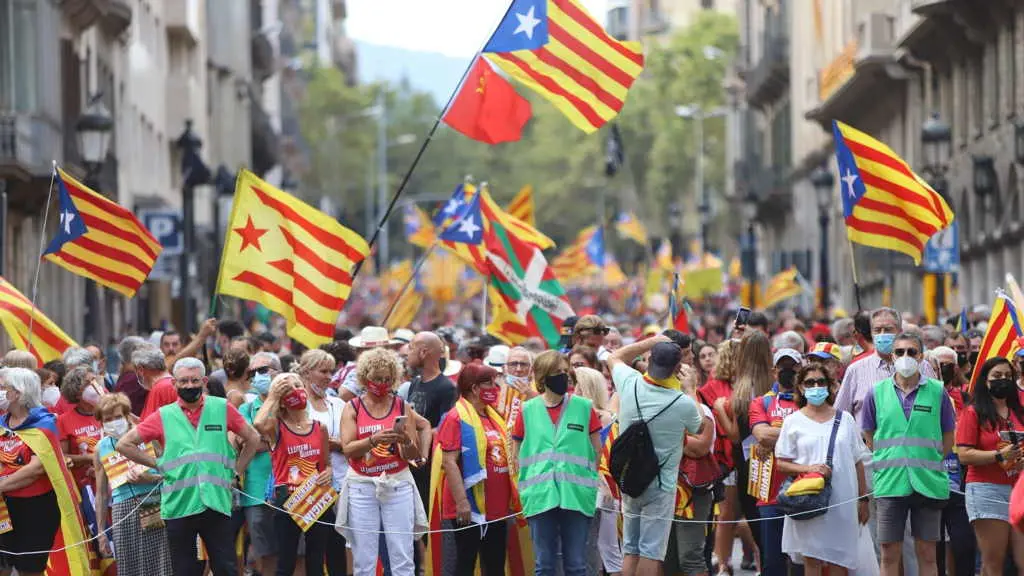 Diada Catalunya Manifestaci&oacute;n ANC