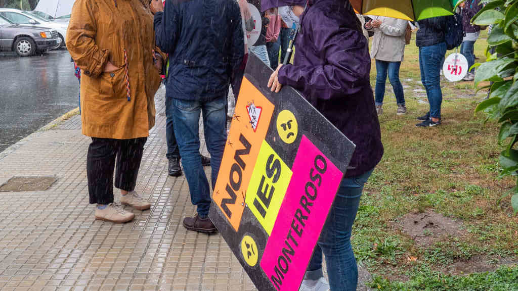 Protesta contra os recortes no ensino (Arxina/ Arquivo).