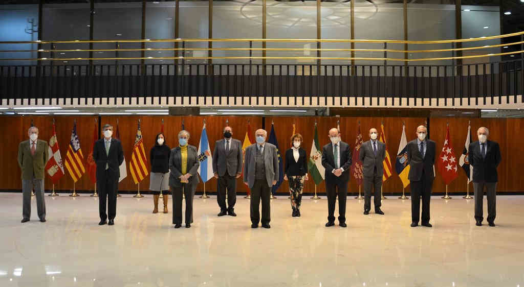 Membros do Tribunal Constitucional nunha imaxe de arquivo. (Foto: Tribunal Constitucional)
