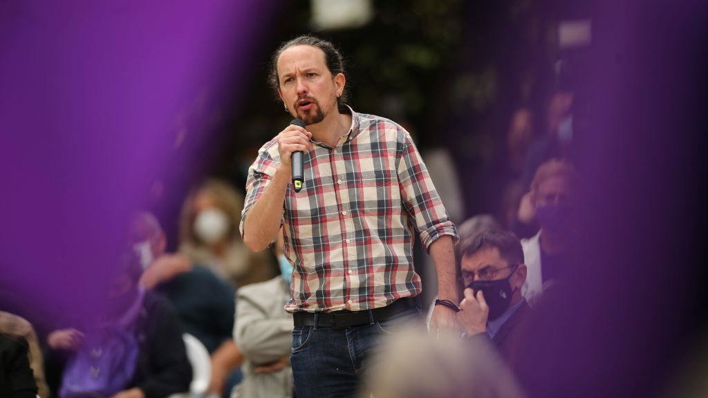Imaxe de arquivo de Pablo Iglesias nun acto de Unidas Podemos. (Foto: I. Infantes / Pool / Europa Press) #pabloiglesias #instituto25m #unidaspodemos