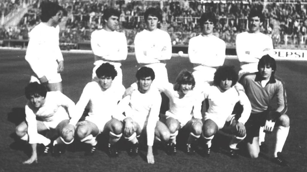 Os clubs trataron de superar a folga usando xuvenís, o que levou ao debut de grandes nomes como Míchel, Chendo ou Pardeza. (Foto: Real Madrid).