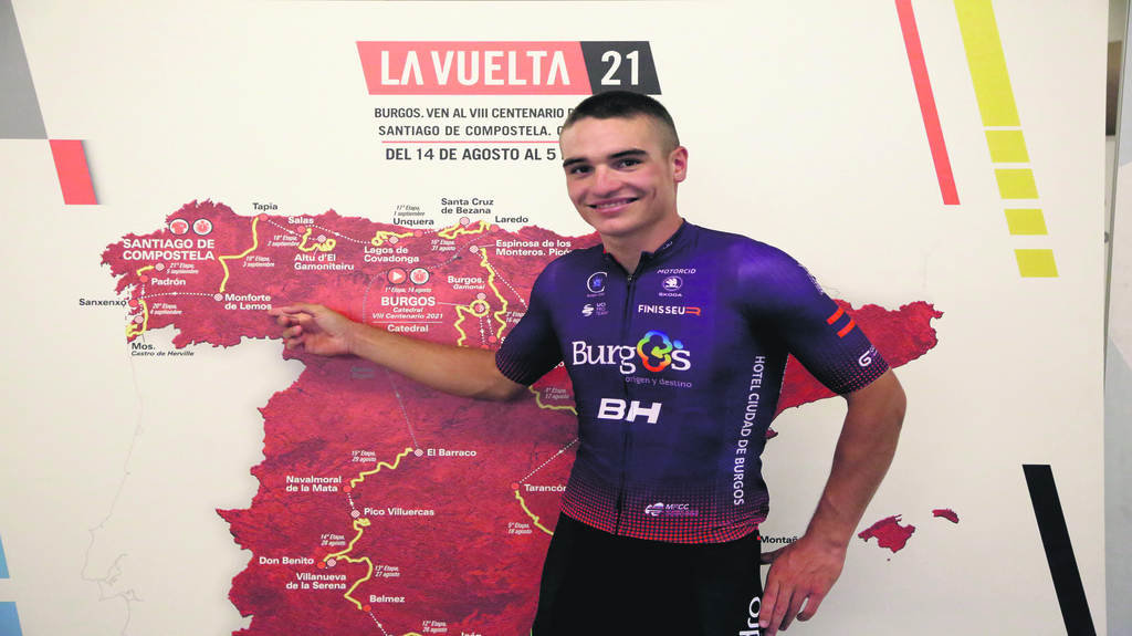 O corredor brillou na recente edición da Vuelta Ciclista a España. (Foto: Burgos BH).
