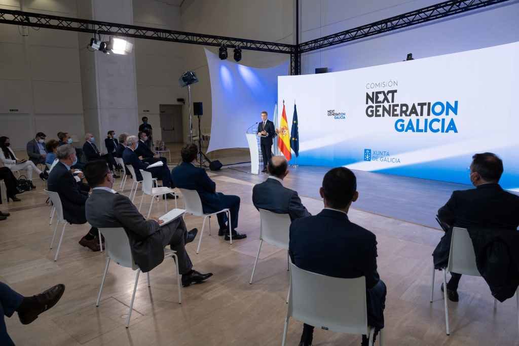 Encontro da Xunta sobre os Next Generation (Foto: Europa Press)