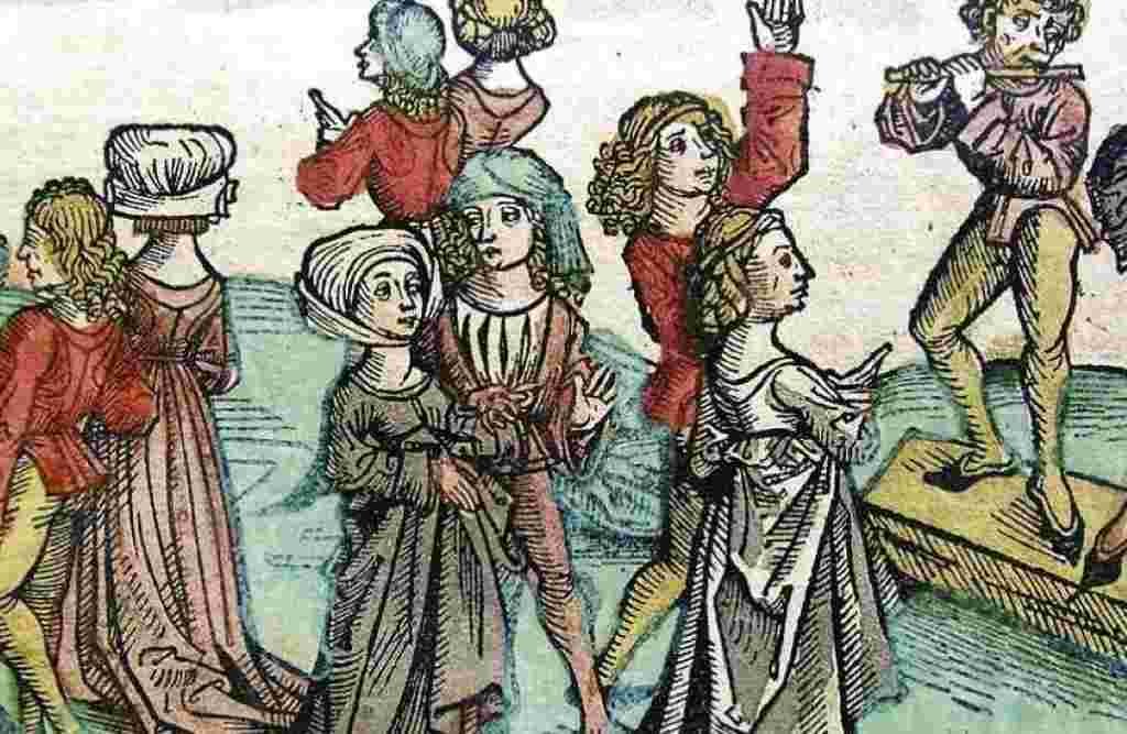 Unha imaxe festiva tomada das nas ‘Crónicas de Núremberg’.
