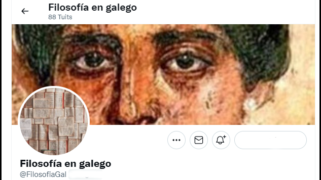 A conta de Twitter "Filosofía en galego" (Nós Diario)