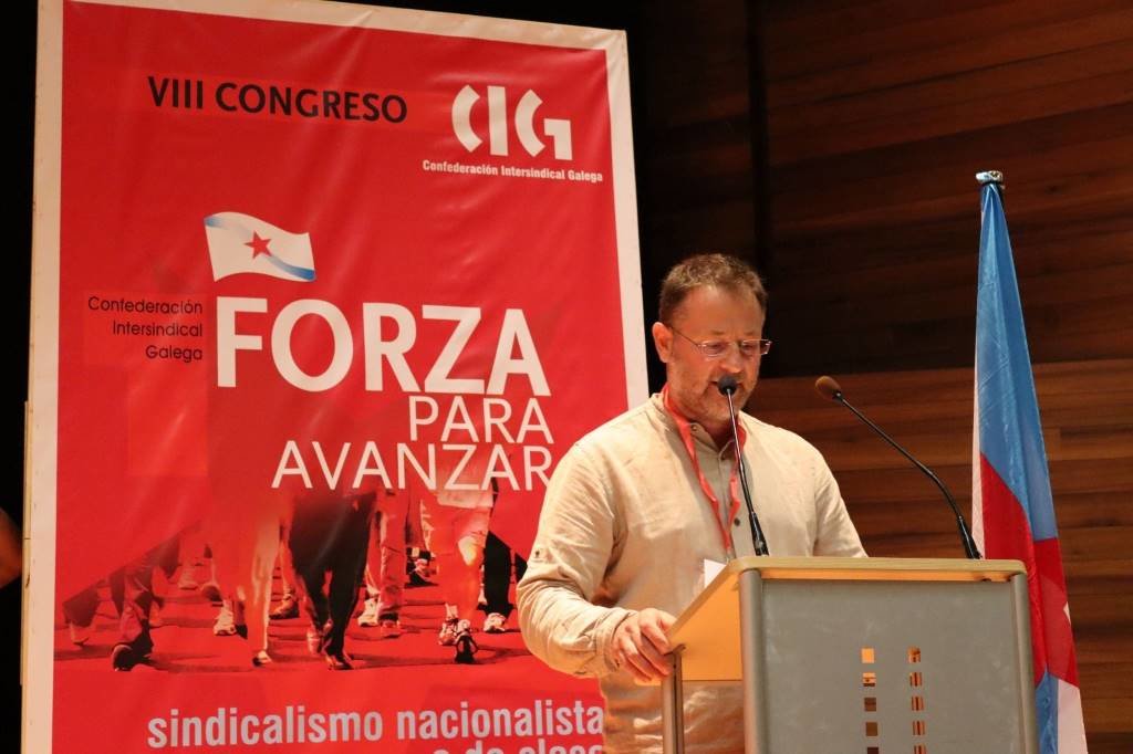 Paulo Carril no congreso da CIG. (Foto: CIG).