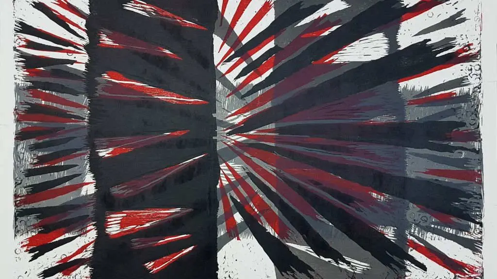 'Canto a la libertad' (1961), de Albino Fern&aacute;ndez. (Foto: Museo do Gravado de Ribeira)
