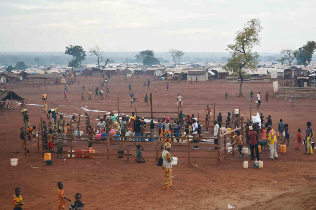 Campo de refuxiados na República Centroafricana. (Foto: Aurélie Godet / Oxfam)
