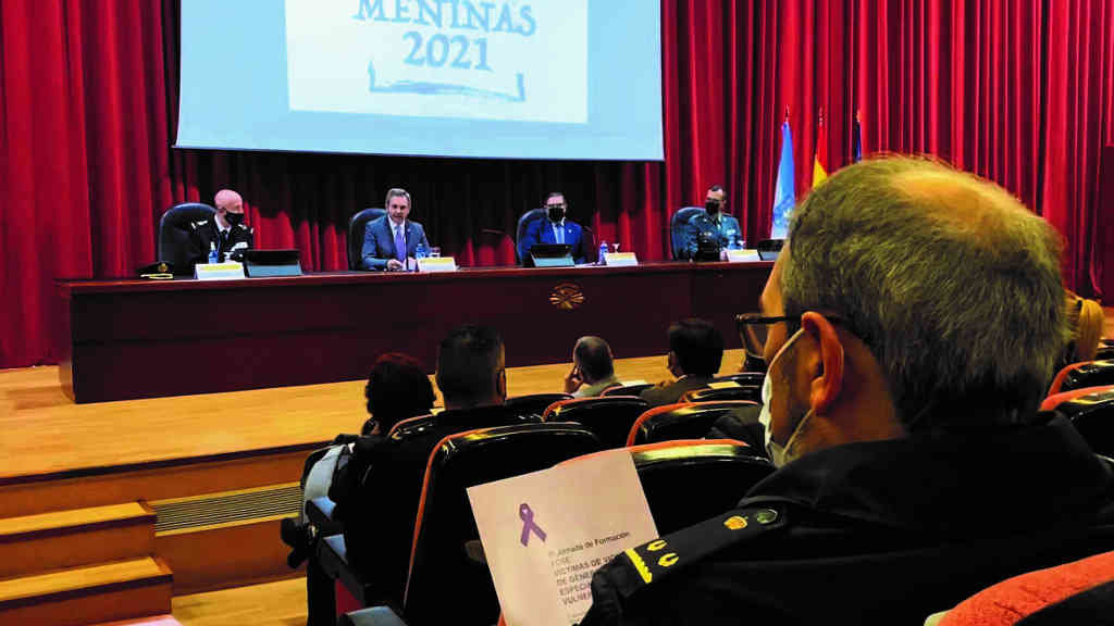 José Miñóns nas xornadas (Delegación do Goberno español)
