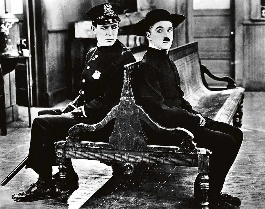 Unha escena de 'The Pilgrim', de Charles Chaplin.