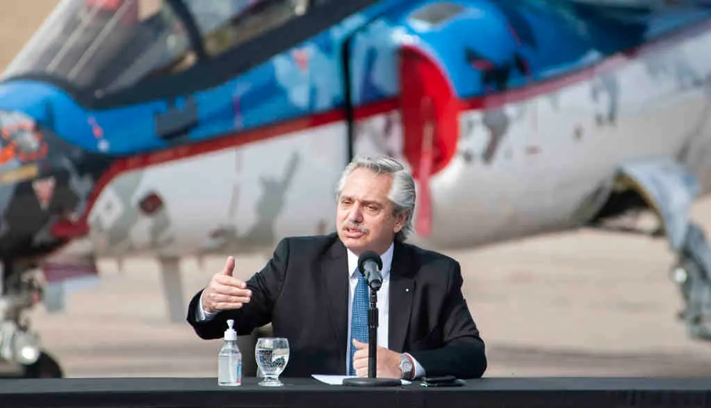 O presidente da Arxentina, Alberto Fern&aacute;ndez, nunha imaxe de arquivo. (Foto: Daniel Bustos / ZUMA Wire / dpa)