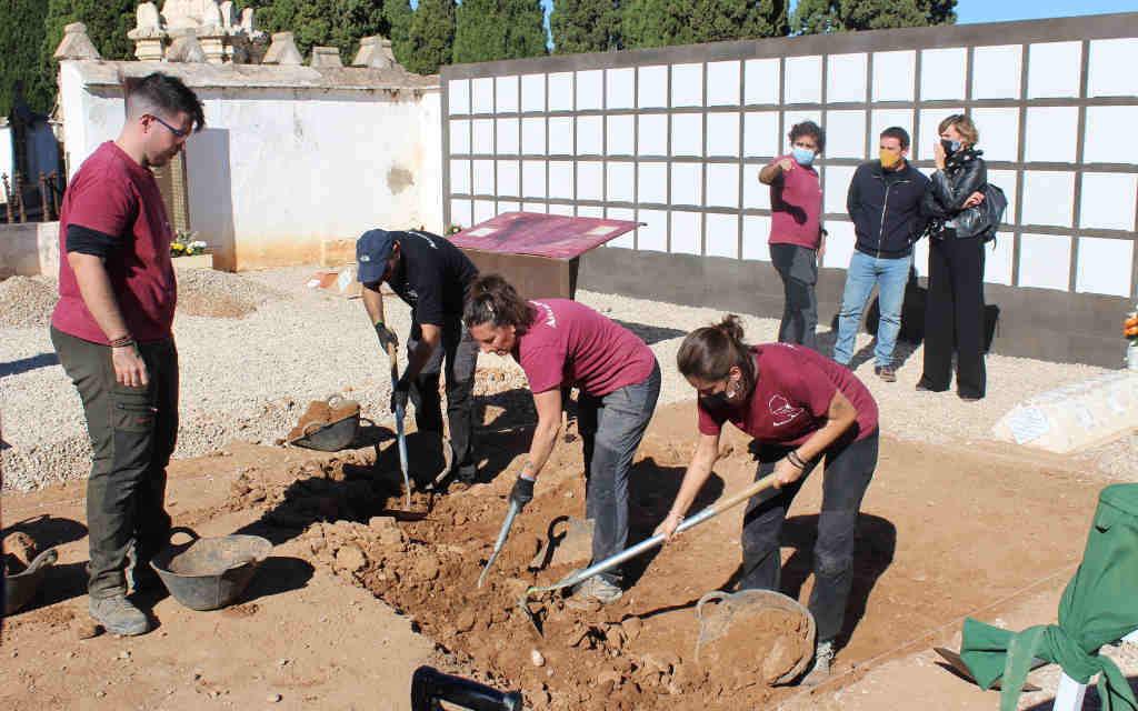 Exhumacións en Castelló (País Valencià). (Foto: Ajuntament de Castelló)
