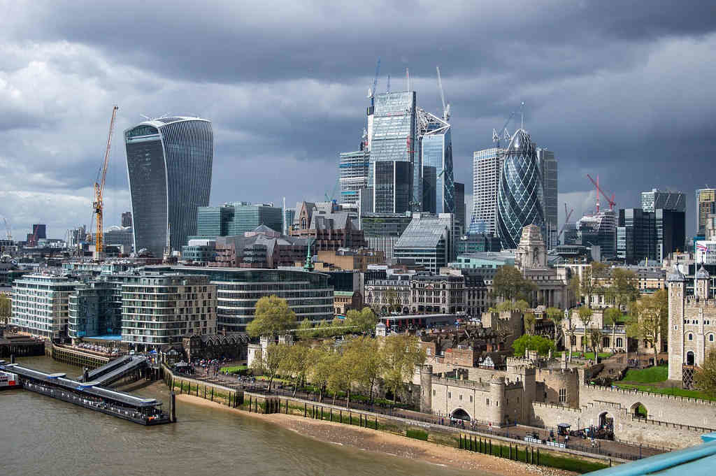 O centro de Londres (Inglaterra) é un dos focos de evasión fiscal. (Foto: Tristan Surtel)