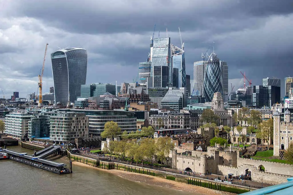 O centro de Londres (Inglaterra) &eacute; un dos focos de evasi&oacute;n fiscal. (Foto: Tristan Surtel)